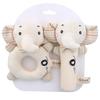 Gbee Organic Cotton Baby Rattle - Newborn Soothing Toy 0-1 Year