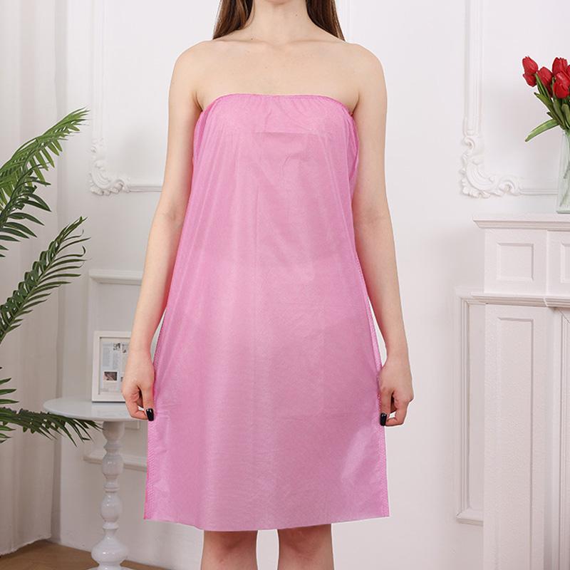 1/10Pcs/Pack Robes Home Decor Bath Skirt Travel Non-woven Fabric Steaming Hotel Skin-friendly Salon Spa Fashion Disposable Wrap