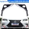 Car Fog Lamp Frame Cover For Lexus ES300h ES350 2016 2017 2018 ABS Front Fog Lamp Front Bumper Fog Lamp Trimming Bezel Cover