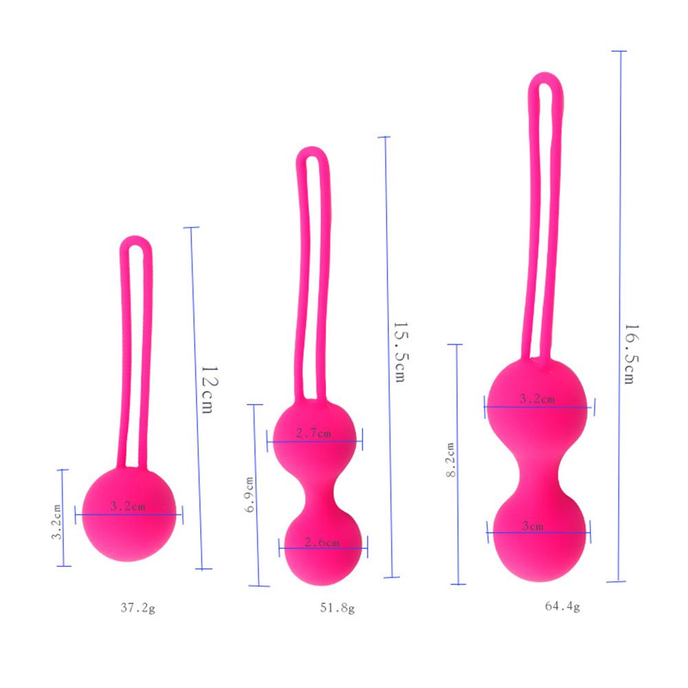 Kegel Balls Smart Love Ball Vaginální Utahovací Cvičební stroj Vibrátor Vaginální Geisha Ball Ben Wa Ball Sexuální hračka pro ženy