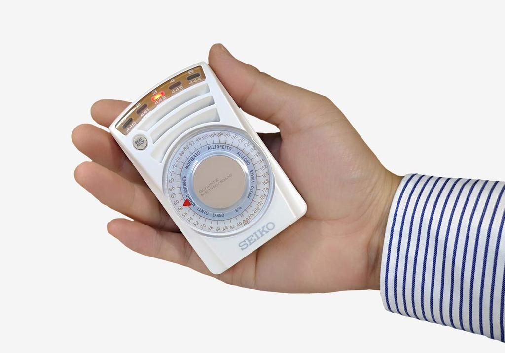 Seiko Metronom Quarz Weiß SQ60(W.)