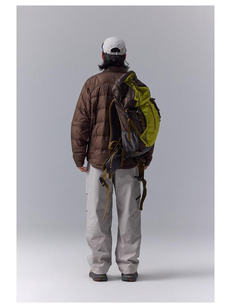 Winter Clearance: Unisex Lightweight Down Jacket with Detachable Sleeves (Y5272)