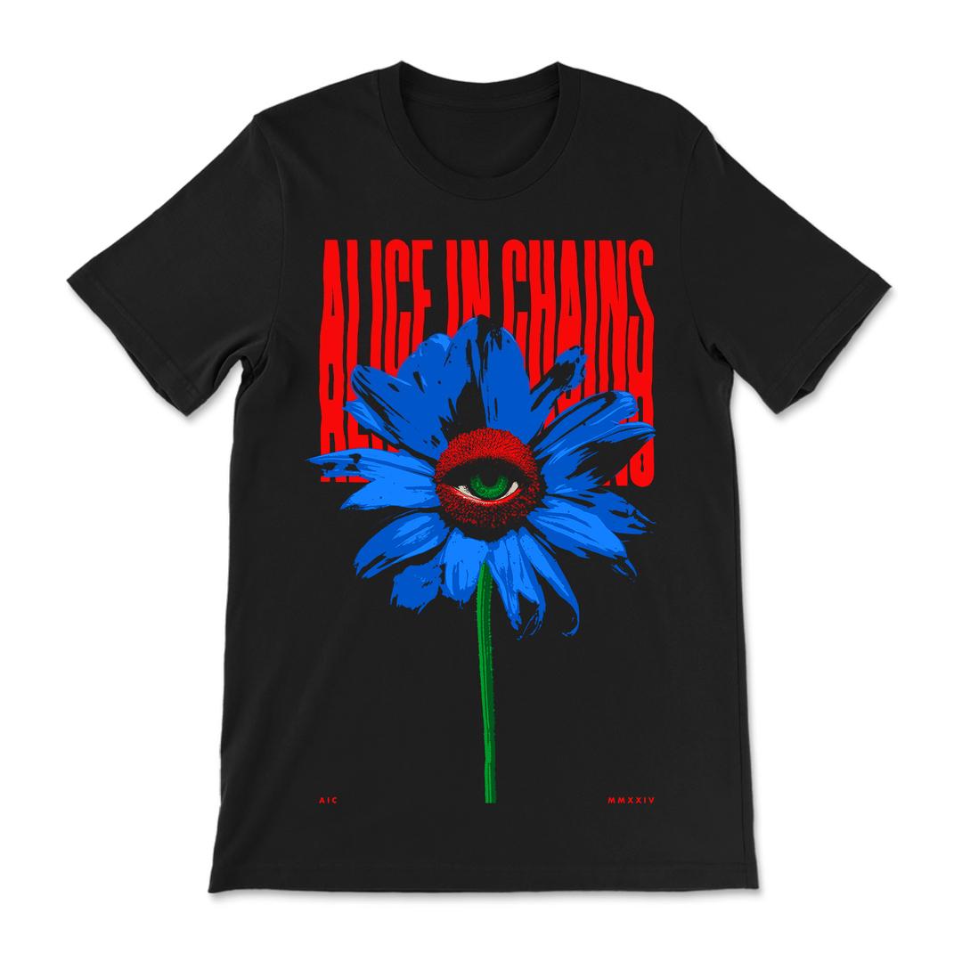 

Alice In Chains OneEyed Daisy graphic unisex 100Cotton shirt 2026 Summer New Unisexs Y2k vintage rock fashion streetwear Tshirt S