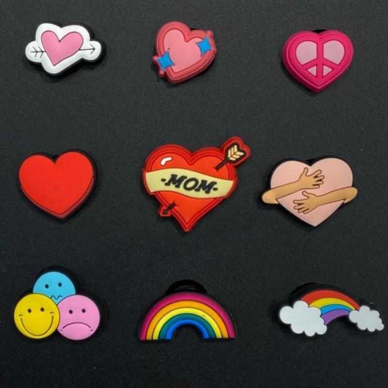 Crocs Heart Boy Character Jibbitz Accessory