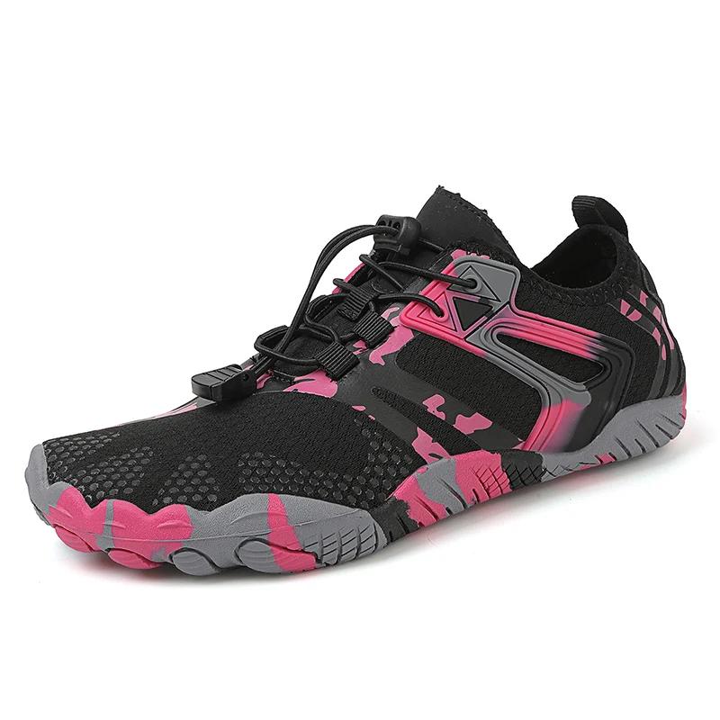 Nuevos Zapatos Acuáticos Antideslizantes de Secado Rápido para Senderismo en Arroyos, Zapatos de Agua para Exterior, Playa, Transpirables, para Senderismo en Arroyos, Zapatos Descalzos