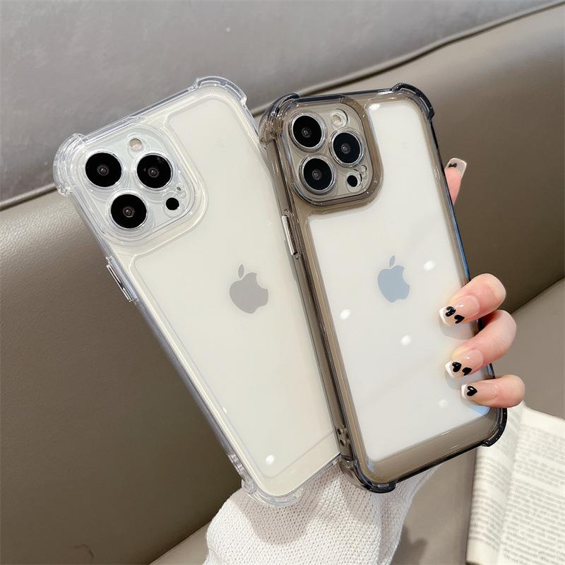 Applicable to the new 14 mobile phone case, anti-drop four-corner acrylic Apple 14PROMAX anti-drop 13PROMAX space case