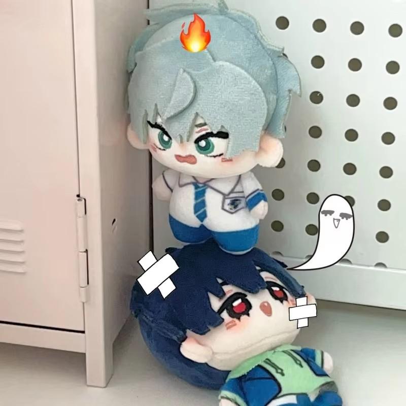 Alien Stage Plush Toy 10cm Anime Ivan and Till Stuffed Mini Doll Soft Figurine Starfish Body Statue Room Decoration Fans Gifts