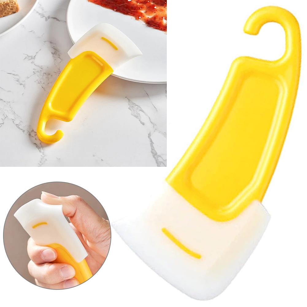 Silicone Bowl Scraper Easy To Clean Cleaning Scraper Dish Cleaning Scraping Spatula Kitchen Accessories for Baking and Cleaning