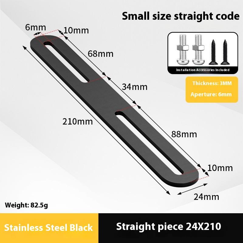 2 Stück Edelstahl Verstellbarer 90-Grad-Winkel L-Form, Eckwinkel, Mehrere Größen Geeignet für Schränke Möbel