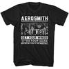 Aerosmith Wings Tour 64 Music T-shirt Tops Tees Men's Women's Unisex