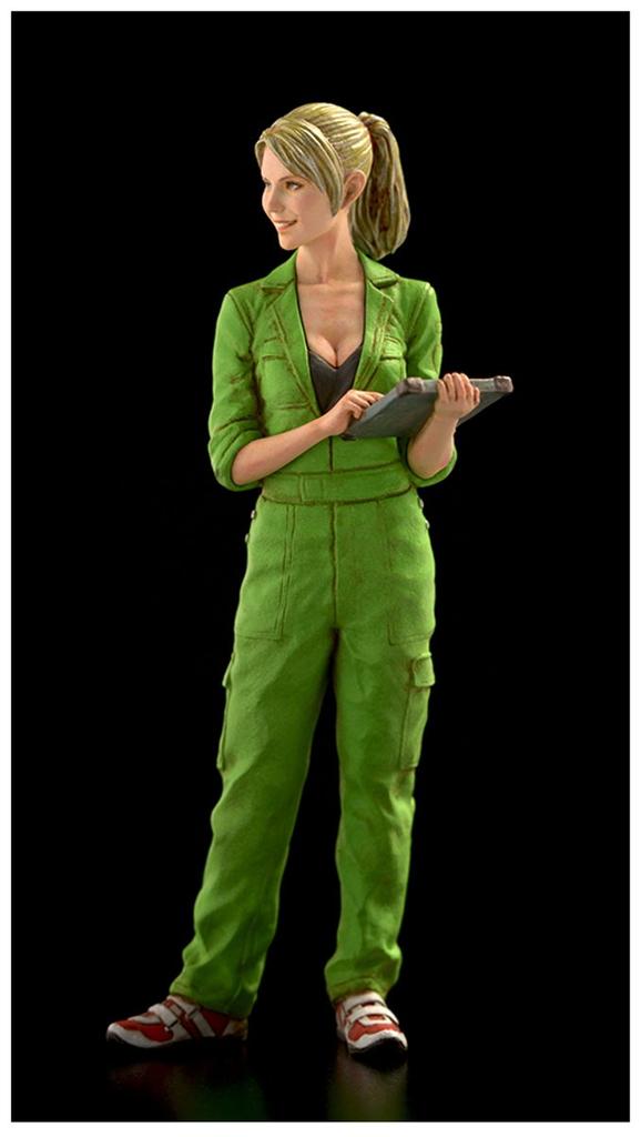 Brick Works Maschinen Krieger Female Mechanic Martina Technician Fortissimo Scale Resin Cast Assembly Kit Approximately 47mm Tall (B) 1/35 S35MUS-2f