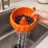 Swirl Bowl with Ghost Decor Halloween Bowl Center Berry Wash 360 Degree Rotating