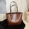 Large-capacity Portable Tote Bag - Simple, Practical, Retro Single-shoulder Bag for Commuting