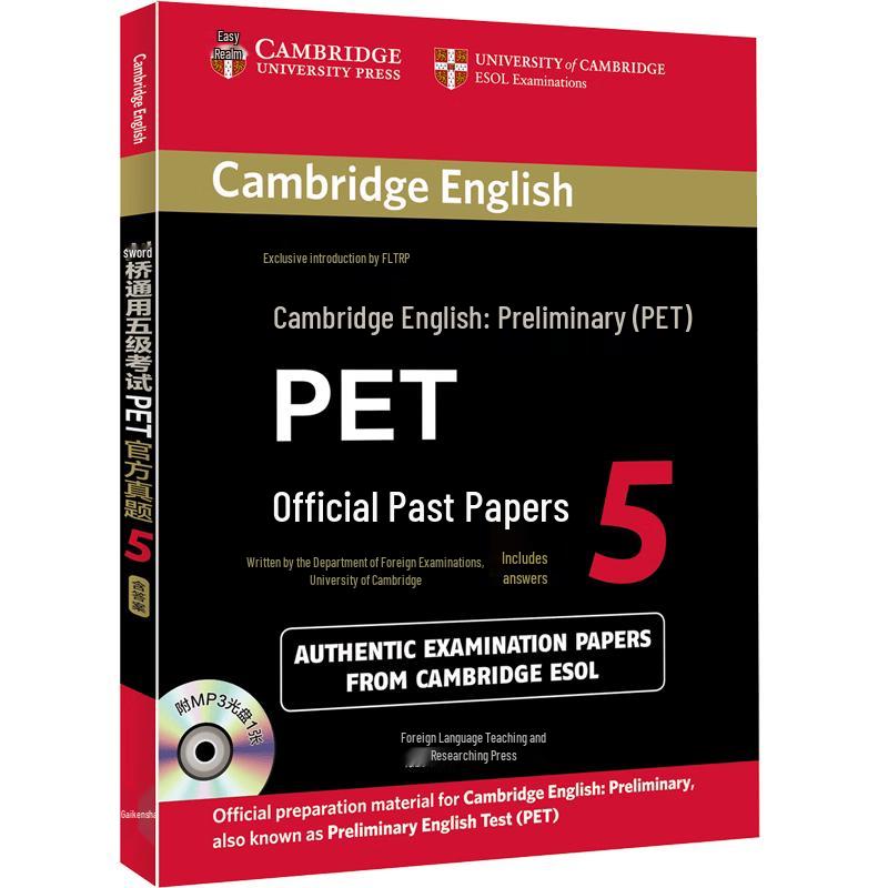 Cambridge English PET Official Past Papers 5 Volume 5