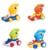 Cartoon Dinosaur Go-kart Inertial Sliding Toy Car For Boys Abs Material Race Car Appearance Push Function 11*11*8.5cm