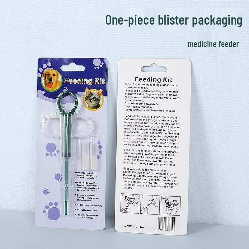 Pet Medicine Feeder - Cat & Dog Liquid/Tablet/Milk Injector Syringe