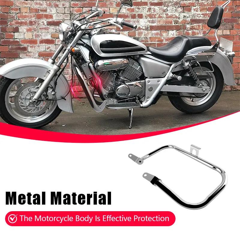 Chrome Motorcycle Engine Guard Front Highway Crash Bar For Honda MAGNA250 VF250 VF 250 Dragon Dog 250 1994-2007 Accessories