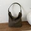 PU Suede Hobo Bag Women's Fashion Shoulder Tote with Soft Texture Casual Everyday Handbag