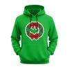 Men's Casual Sports Hooded Pocket Christmas Print Long Sleeve Sweatshirt