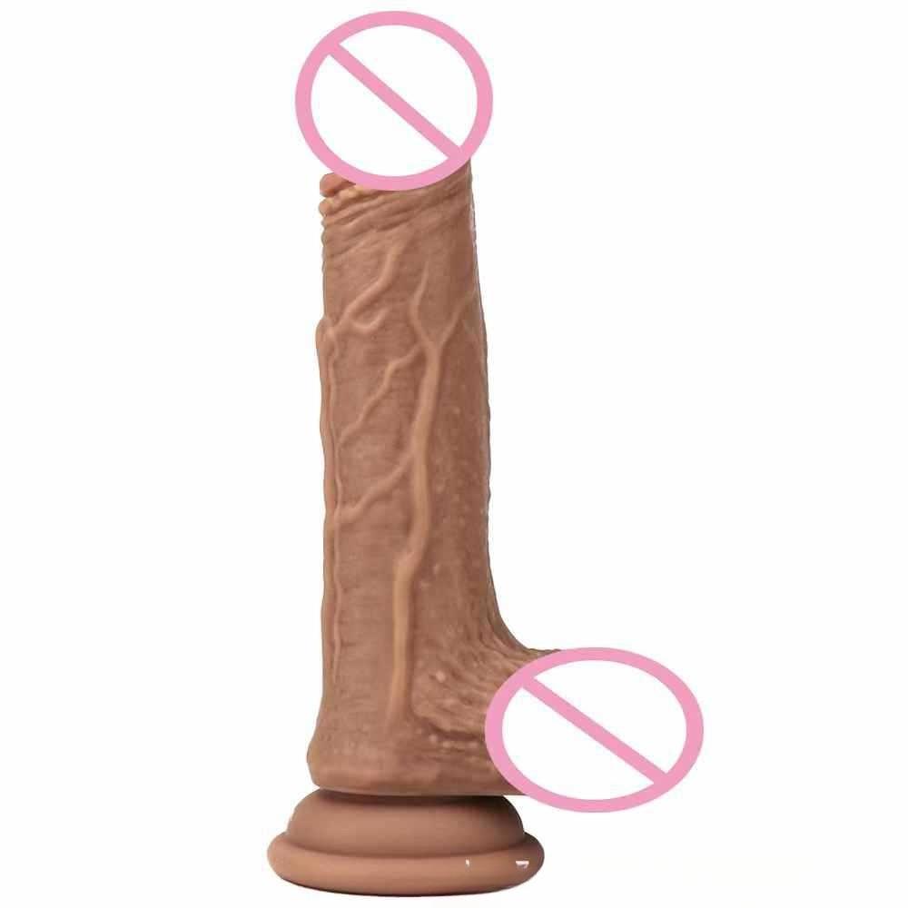 Liquid Silicone Simulation Dildo Female Masturbator Artificial Penis Manual Dildo Adult Product