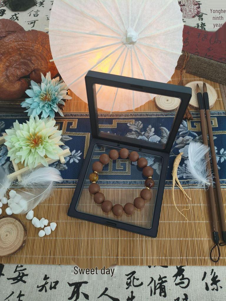 Custom Osmanthus Scented Herbal Incense Bracelet - Traditional Handmade Chinese Prayer Beads