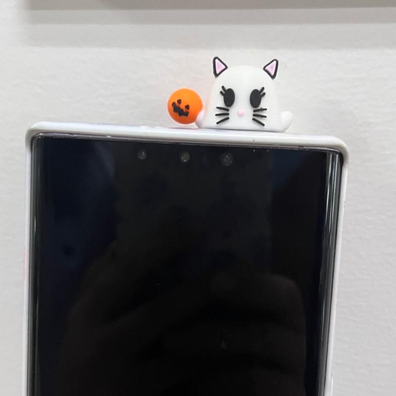 1/6Pcs Mystery Phone Buddy Cute Halloween Phones Decorations Mini Figure Design Figurine Fun Desk Accessory For All Phones