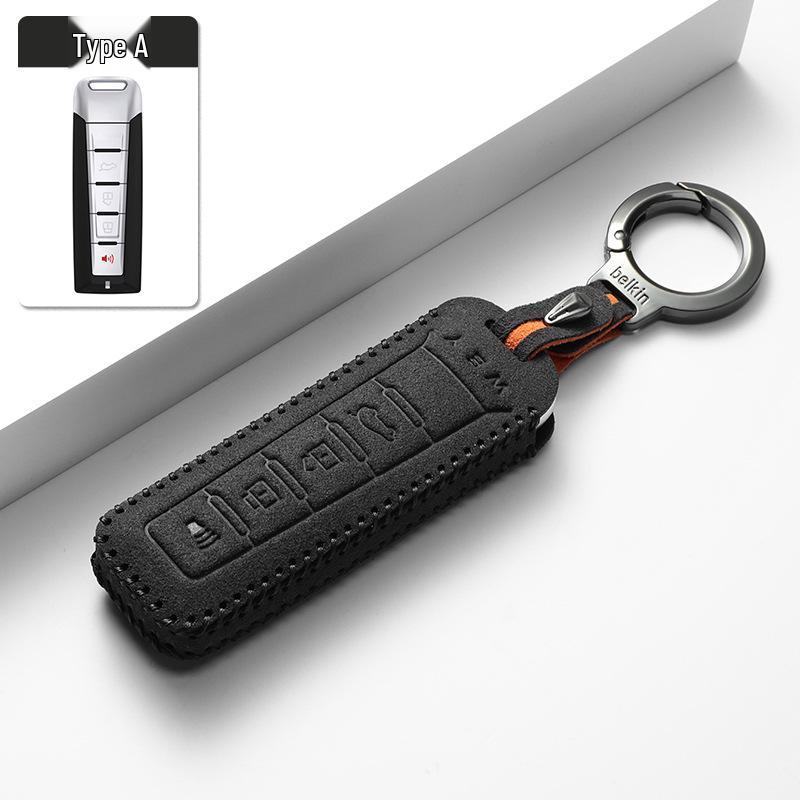 Wey Lanshan 2024 Mocha/Latte PHEV Car Key Protective Case for Men and Women