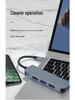 4-v-1 Vysokorychlostní USB-C Hub pro Huawei & Apple MacBook