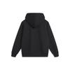 Li Ning Sports Trend Series Solid Color Loose Fit Hoodie Unisex Hoodies Black AWDT755-2