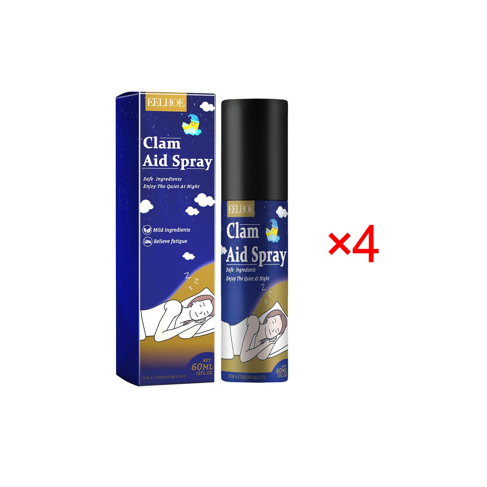 

EELHOE Лавандовий спрей для сну, щоб полегшити труднощі із засипанням, втома тіла, душевний спокій, комфорт сну, подушка, спрей для сну 60ml Boxed X4