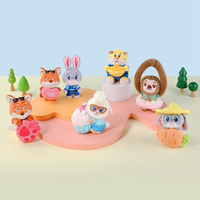Character Series Zootopia Judy Nick Blind Box Plush Doll Pendant Toy