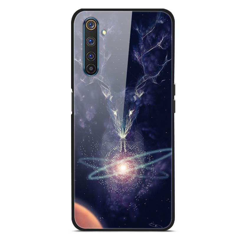 For OPPO Realme XT Tempered Glass Case Soft Bumper Hard Funda For OPPO Realme 6 Pro Realme X2 XT Phone Case Realme6 Back Cover