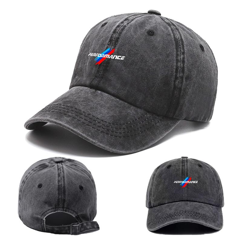 Fashion Car Baseball Cap Visor Sun Hat Unisex Adjustable Sunscreen Hat For BMW Performance E46 E39 E60 F10 F20 F30 F15 F16