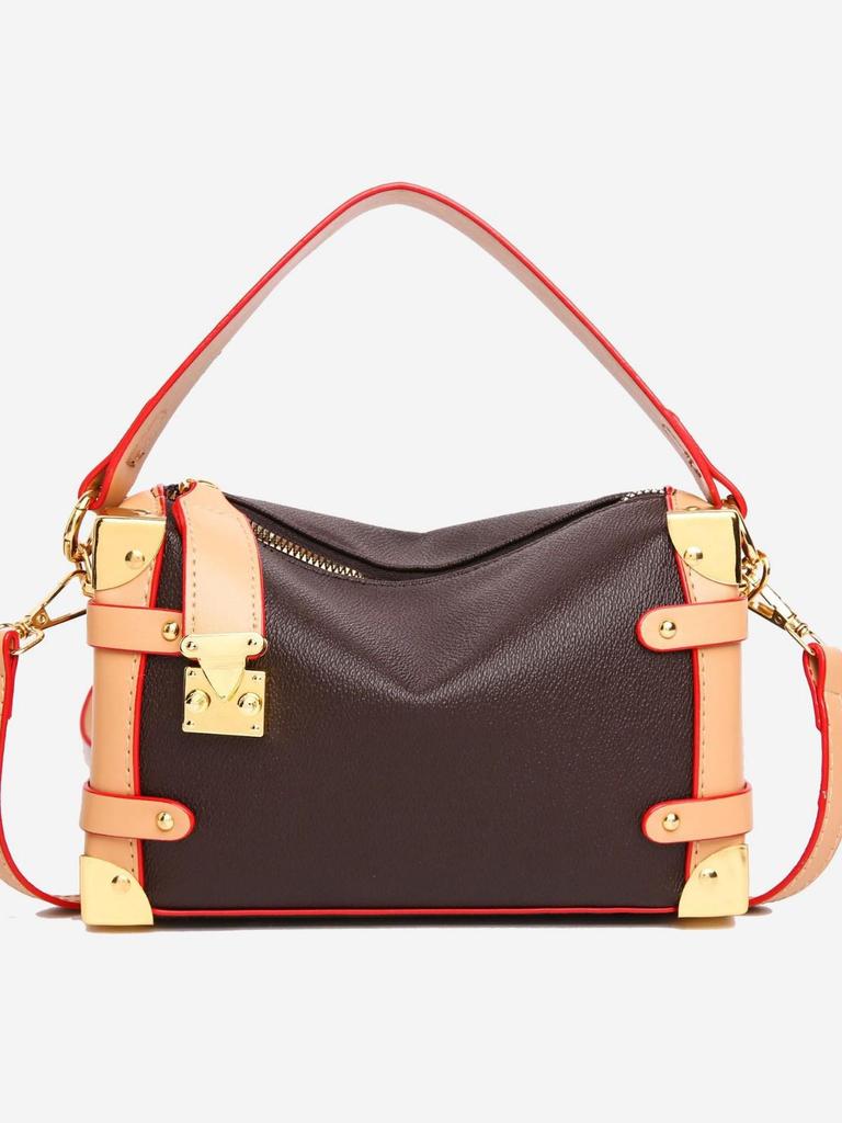 Luxury Women's Designer White Box Handbag 2025 - Versatile Shoulder & Crossbody Bag