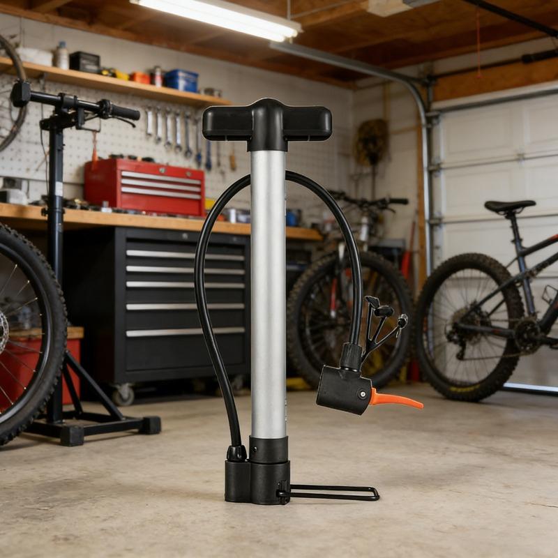 Multifunctional Bicycle Pump Portable Household High-pressure Inflation Pump Household Ball Inflator Pump Inflatable Accessories
