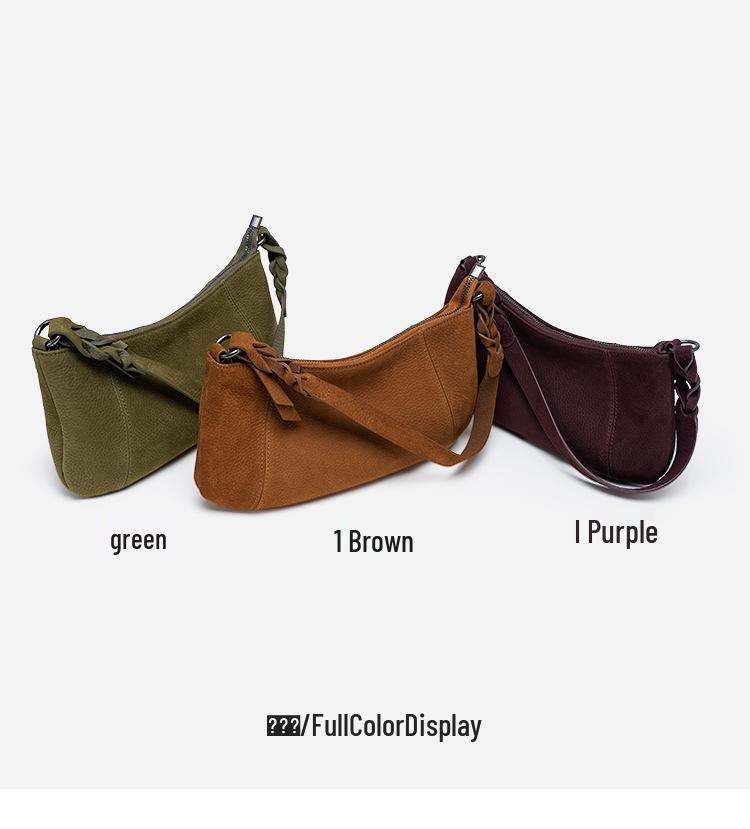 2025 Winter Fashion Matte Textured Crossbody Bag - Versatile Small Shoulder Bag for Women