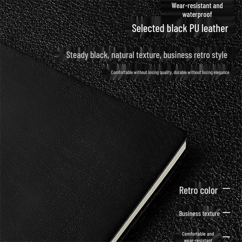 JINGRUIXIANG Miękki Skórzany Notes A5