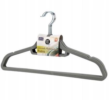 PABLO flocked clothes hanger 5 pcs