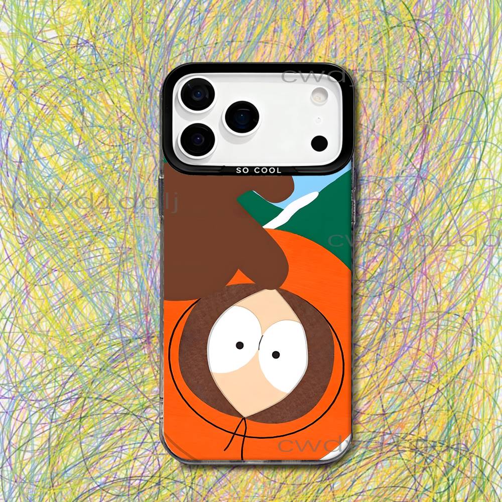 

Kenny S-South Park Phone Case For iPhone 17,16,15,14,13,12,X,8,Pro,Max,Plus,SE4,Air,Mini HD Black IMD Matte iPhone12mini