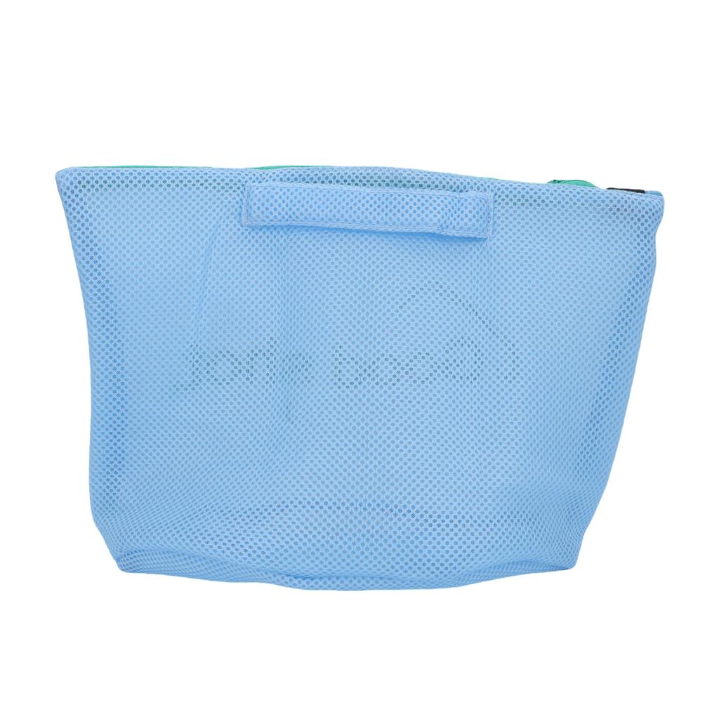Laundry Bag Large Capacity Portable Washable Polyester Fiber Dirty Clothes Organizer Bag for Home Outdoor Blue