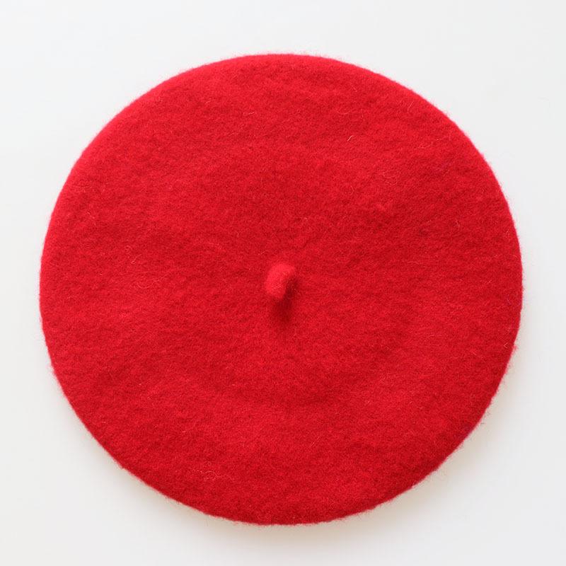 

Thick warm woolen children s beanie hat for boys and girls in autumn and winter2-8Year-old child Average Size красный