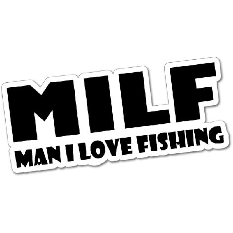 

Наклейка Milf Man I Love Fishing, рыболовные снасти для лодки, 3 дюйма 1pc