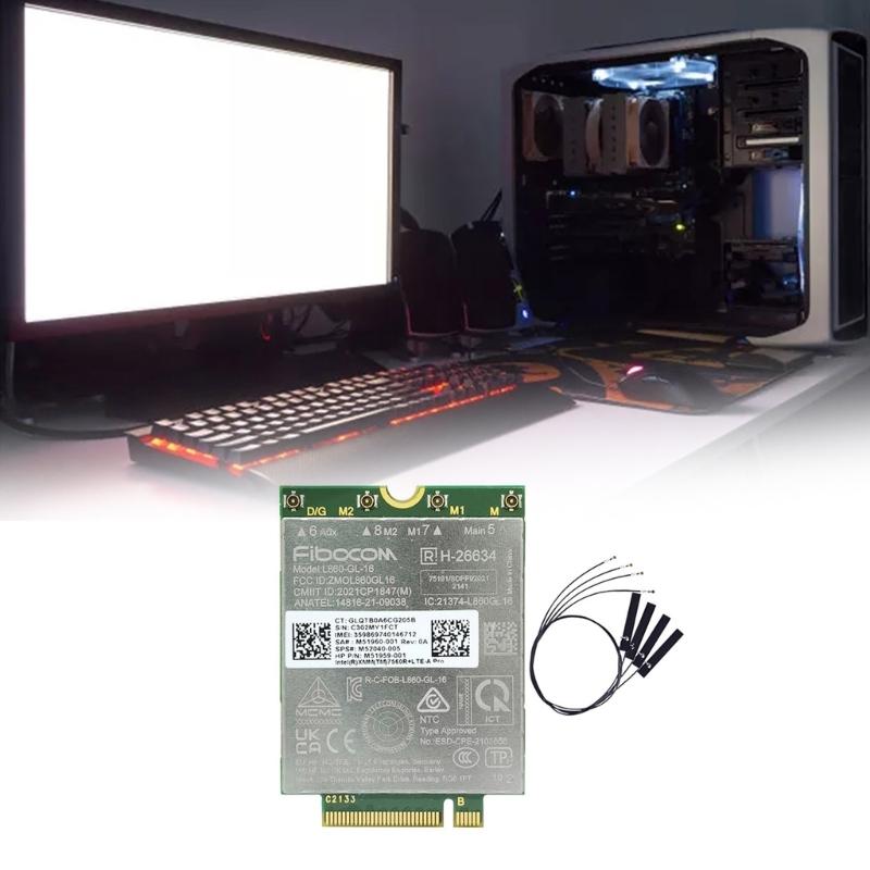 Wireless NetworkCard Adapter L860-GL-16 LTECAT16 4G Module forHP Elitebook 865 845 840 835