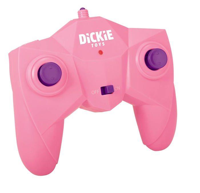 Véhicule radiocommandé - DICKIE - 203184000 - RC PINK FLIPPY - 360° - 8 km/h - 1:22