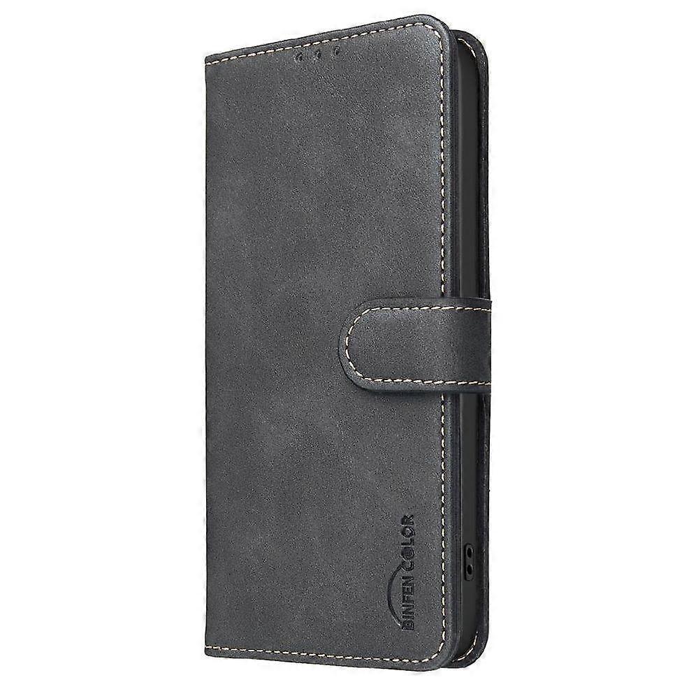 Funda tipo libro para Realme 16 Pro Plus con bloqueo RFID, color sólido de negocios, funda tipo cartera, tarjetero, soporte plegable, a prueba de golpes