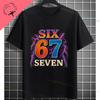 Funny Graphic Tshirt With All I Want For Christmas Is My Students To Stop Saying 67 Slogan Pure Cotton Short Sleeve Tshirts