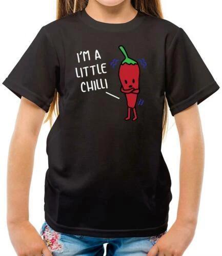I m A Little Chilli - Kids T-Shirt - Funny - Punny - Pun - Joke - Food - Band 130
