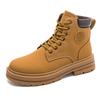 Autumn High-top Martin Boots Couple's Retro Tooling Short Shoes Men's Outdoor Thick-soled Big Yellow Boots