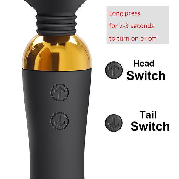 Krachtige AV-vibrator voor vrouwen Magic Vagina Wand Clit Stimulator G-spotmassage Vrouwelijke Masturbator Volwassen seksspeeltje voor vrouwen