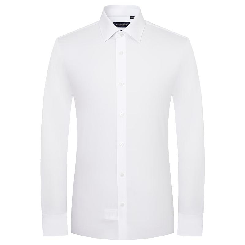 Baoxiniao Men s Easy-Care Formal Long-Sleeve Shirt EBC243001S 44